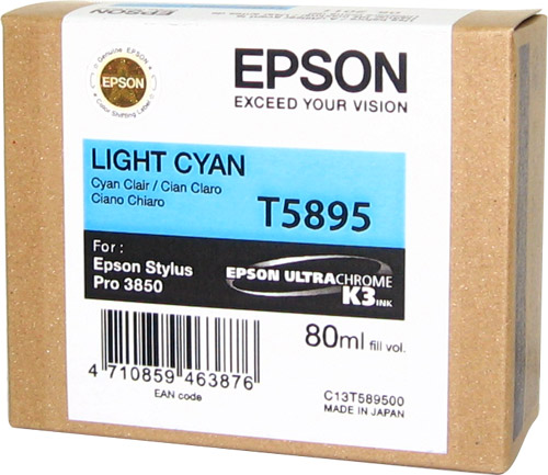 Mực in EPSON T589500 LIGHT CYAN INK CARTRIDGE (C13T589500)