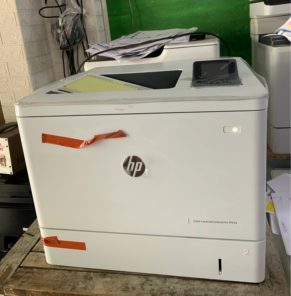 Máy in cũ HP Color LaserJet Enterprise M554dn (7ZU81A)
