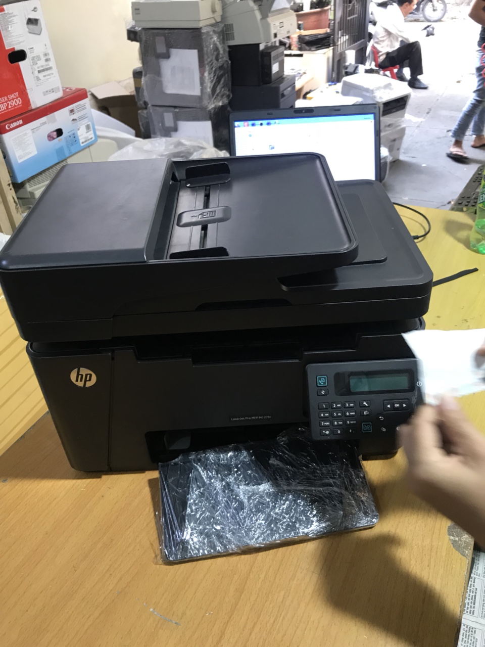Máy in cũ HP LaserJet Pro MFP M127fw, In, Scan, Copy, Fax, Network (CZ183A)